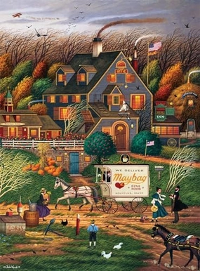 Buffalo Games - Charles Wysocki - Secret Passage Inn - 1000 Piece Jigsaw Puzzle for Adults -Challenging Puzzle Perfect for Game Nights - Finished Size is 26.75 x 19.75