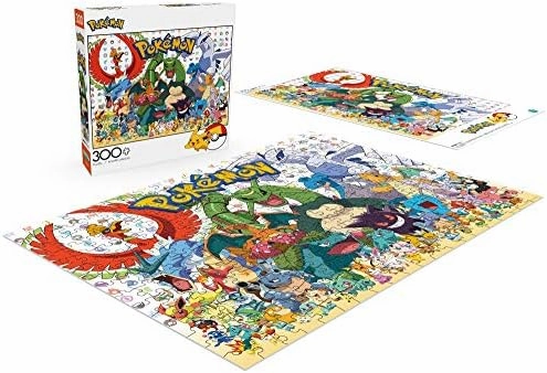 Buffalo Games - Pokémon - Fan Favorites - 300 Large Piece Jigsaw Puzzle Multicolor, 21.25"L X 15"W
