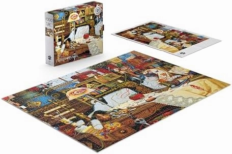 Buffalo Games - Silver Select - Charles Wysocki - Maggie The Messmaker - 1000 Piece Jigsaw Puzzle for Adults -Challenging Puzzle Perfect for Game Nights - Finished Size is 26.75 x 19.75