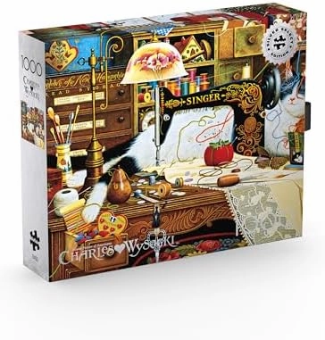 Buffalo Games - Silver Select - Charles Wysocki - Maggie The Messmaker - 1000 Piece Jigsaw Puzzle for Adults -Challenging Puzzle Perfect for Game Nights - Finished Size is 26.75 x 19.75