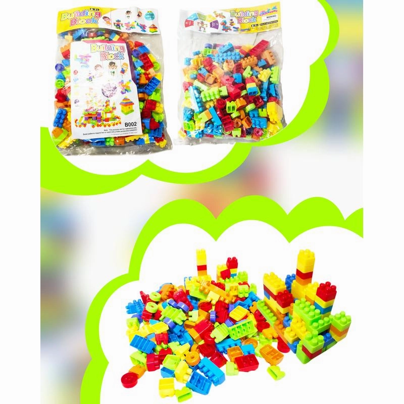 Building Bricks Game - Blocks Kit - 130 Pieces (3-6 Years)