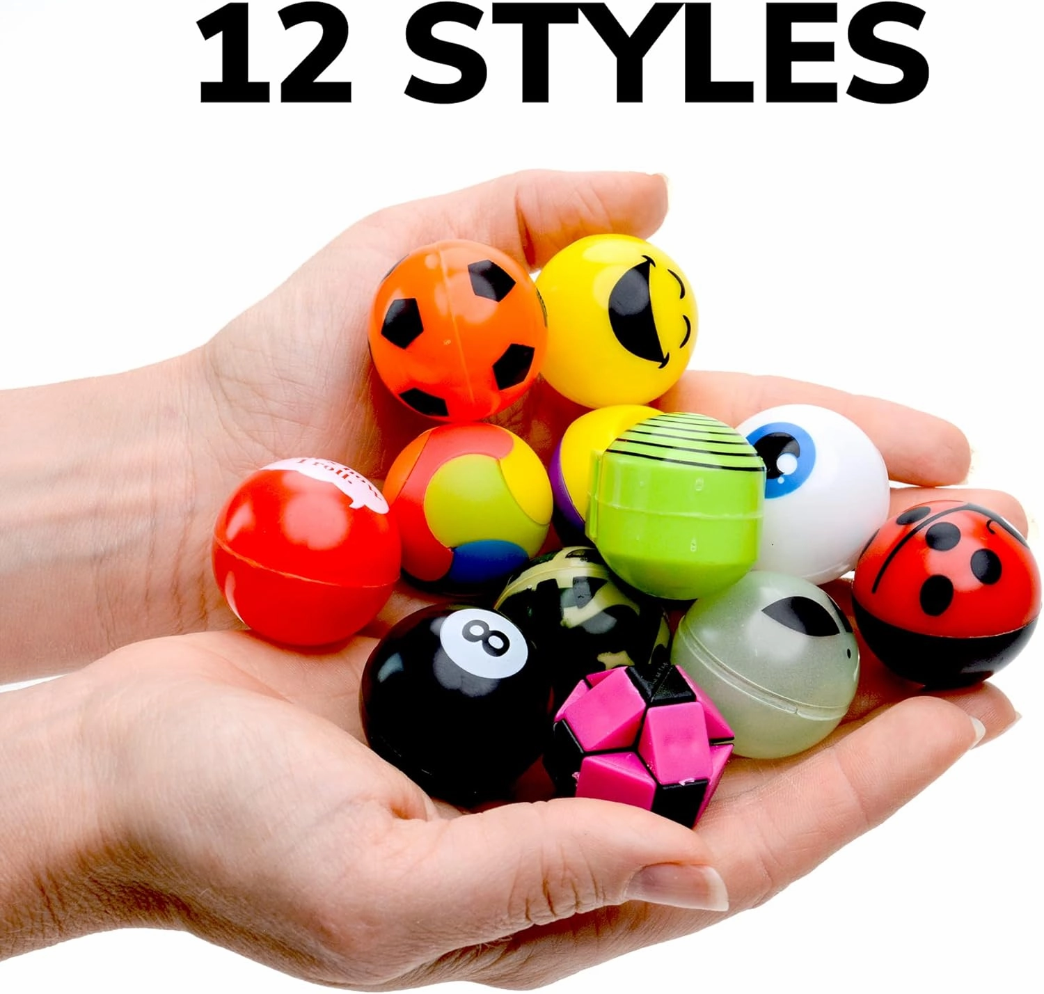 Bulk Mini Toys - 100 Pcs Prizes for Kids - Party Favors - Birthday Gifts - Pinata Stuffers - Goody Bag Fillers - Easter Egg Fillers - Vending Machine Items - 1.38 Inch