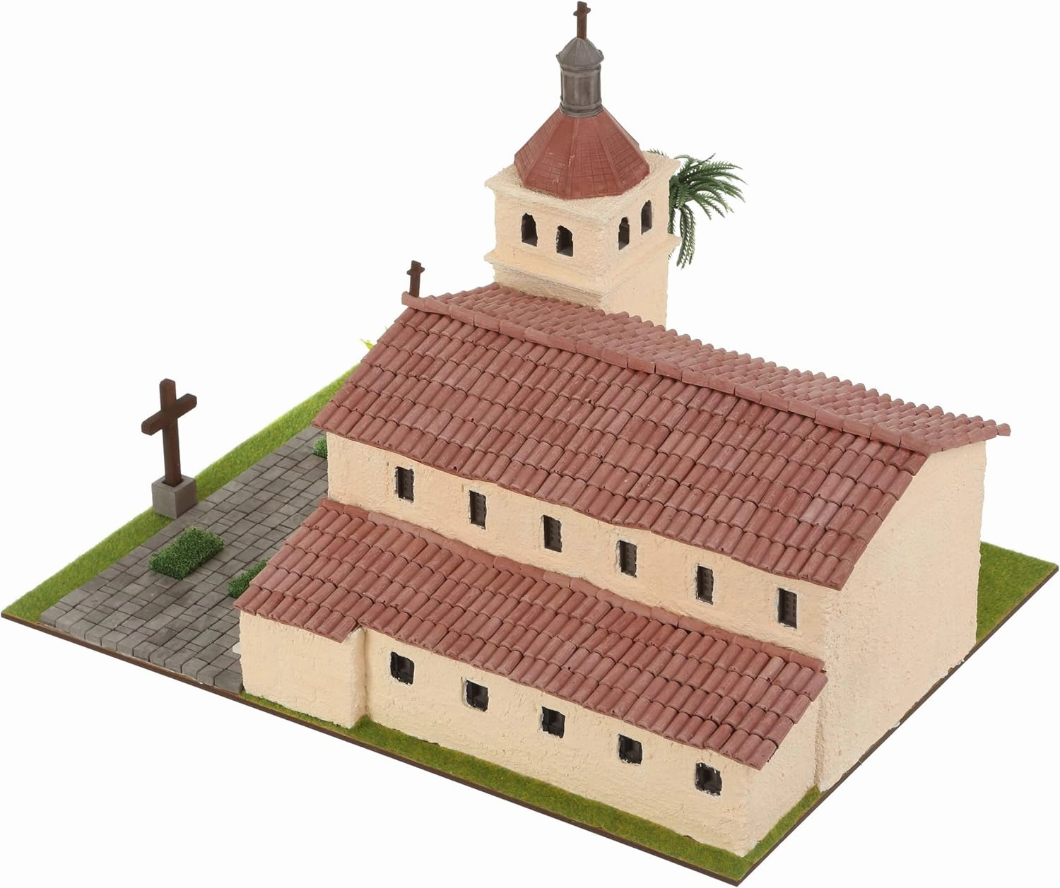 California Missions – 3D Plaster Brick Model Kit, Diy Mini-Brick Constructor, Stem Educational Building Set for Teens & Adults, Scale 1:24