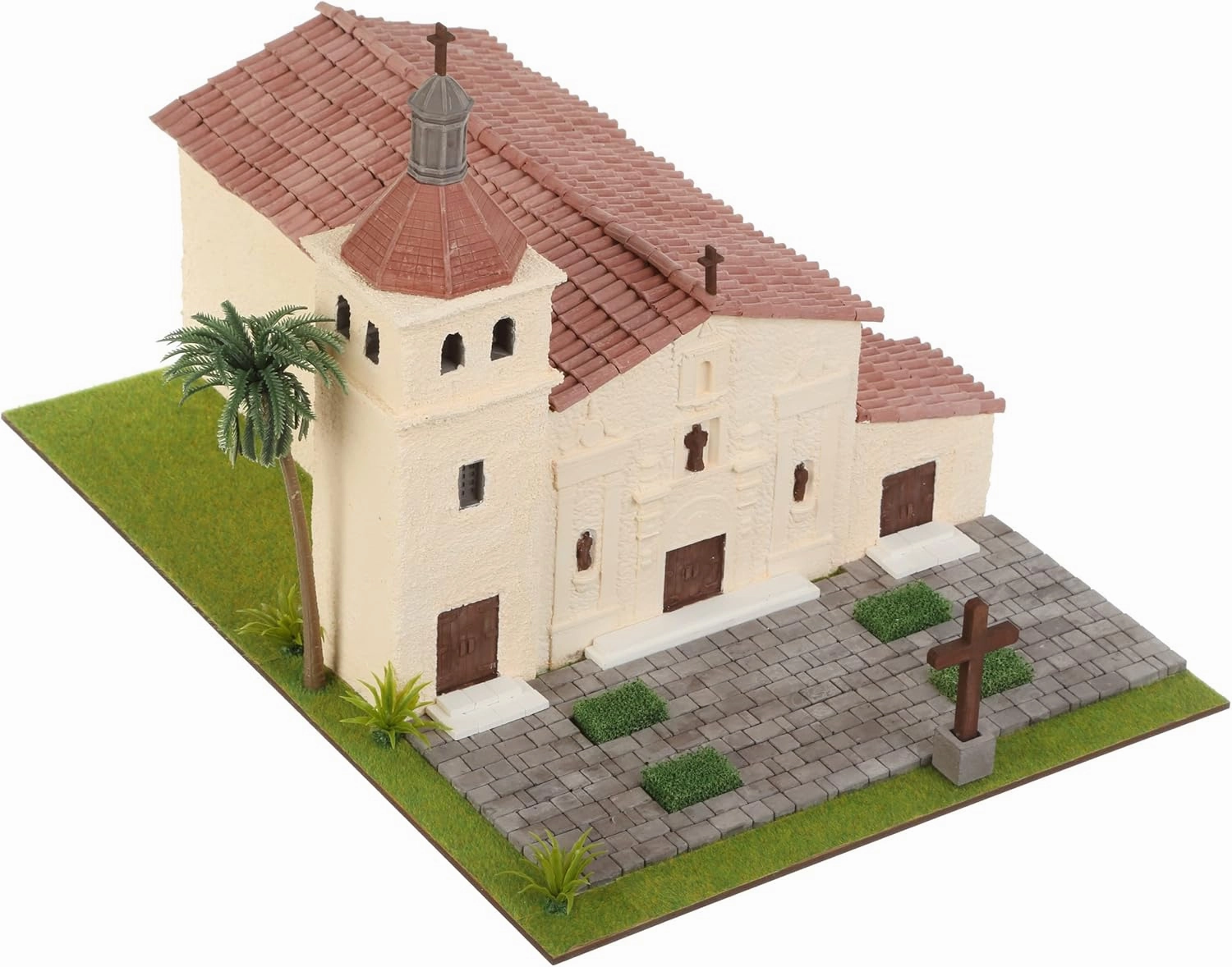 California Missions – 3D Plaster Brick Model Kit, Diy Mini-Brick Constructor, Stem Educational Building Set for Teens & Adults, Scale 1:24