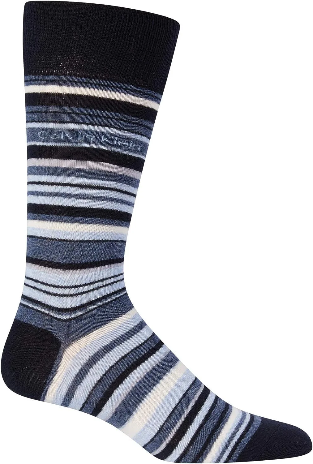Calvin Klein Men's Dress Crew Socks - 3 Pack Soft Athletic Performance Crew Socks for Men - Casual Long Mens Sport socks