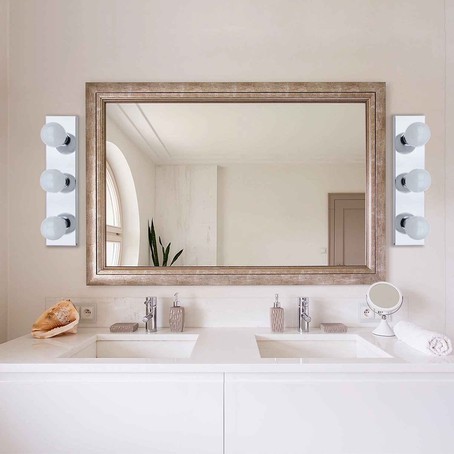 Cameron 18" 3-Light Chrome Vanity Light