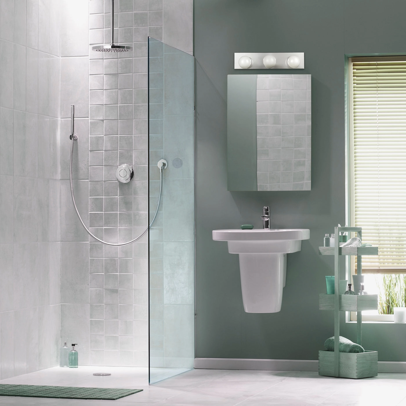 Cameron 18" 3-Light Chrome Vanity Light