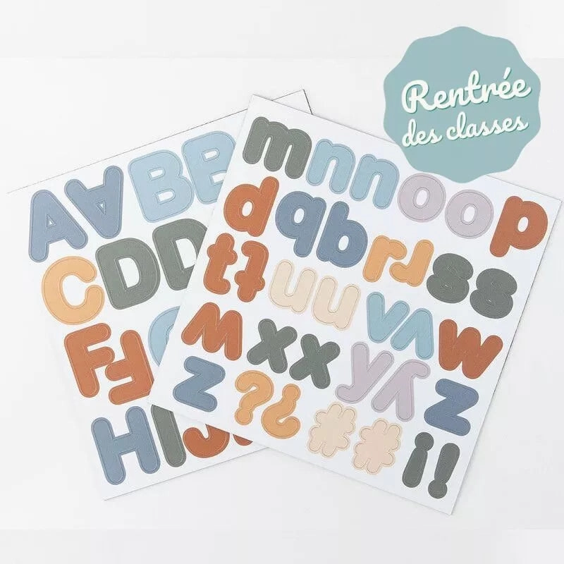 Caramel Blue Magnetic Letters – Educational Game – Set of 125 Magnets