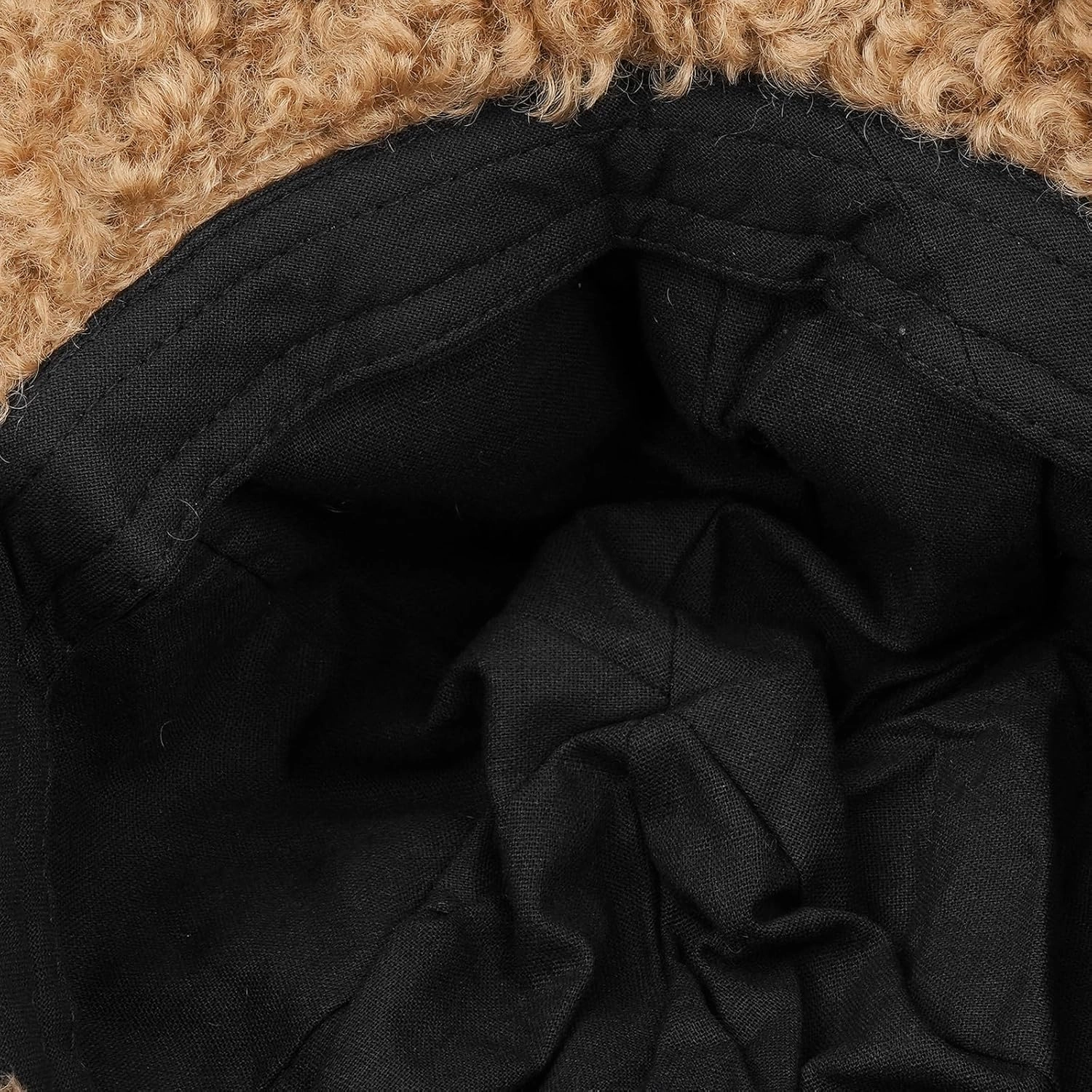 Clakllie Unisex Winter Trapper Hat Trooper Hat with Visor Snow Eskimo Hat Warm Russian Hat Ski Hat Earflaps Baseball Cap