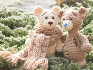 Classic Mini Teddy Bear Amigurumi Crochet Pattern