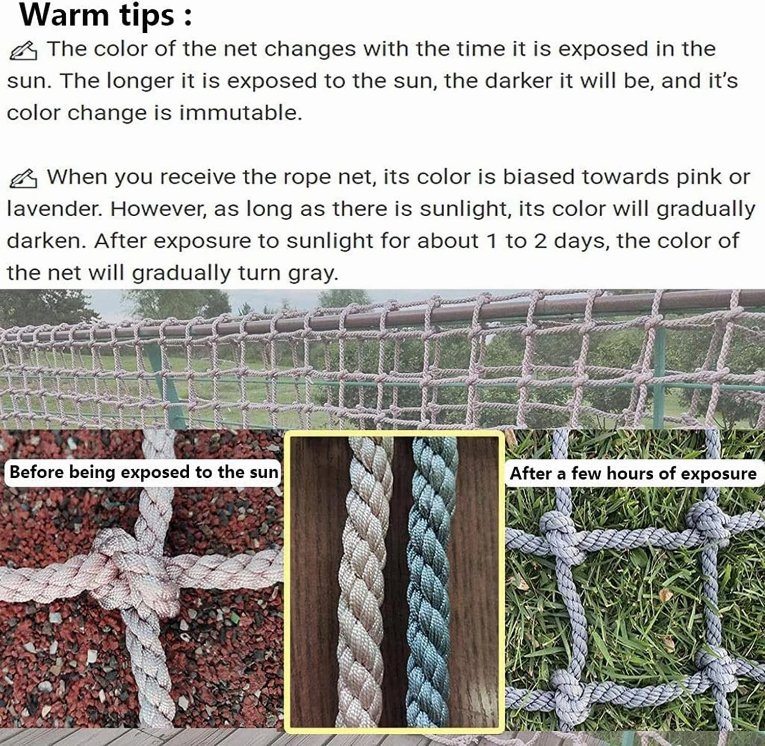 Climbing Cargo Net,Rope Thickness 12mm Tree House Climbing Rope Netting Safety Net,Heavy Duty Balcony Railing Protection Net,Outdoor Hammock Playground Climbing Net(Size:2Mx7M(6.5FTx22.9FT))