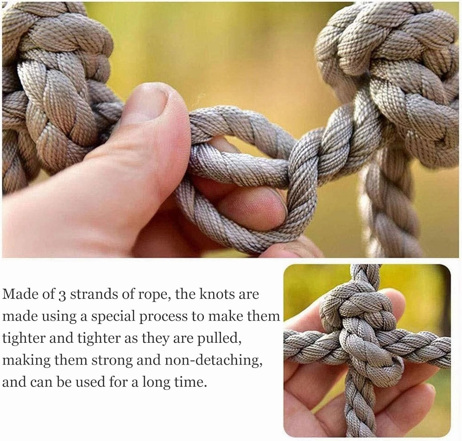 Climbing Cargo Net,Rope Thickness 12mm Tree House Climbing Rope Netting Safety Net,Heavy Duty Balcony Railing Protection Net,Outdoor Hammock Playground Climbing Net(Size:2Mx7M(6.5FTx22.9FT))