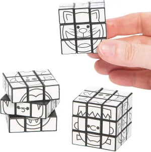 Color Your Own Mini Halloween Magic Cubes - Crafts for Kids and Fun Home Activities