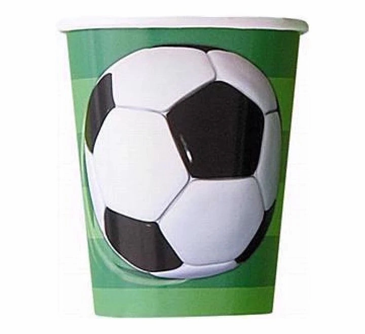 Complete Football Themed Party Pack for 8 people Including Tableware and Favours