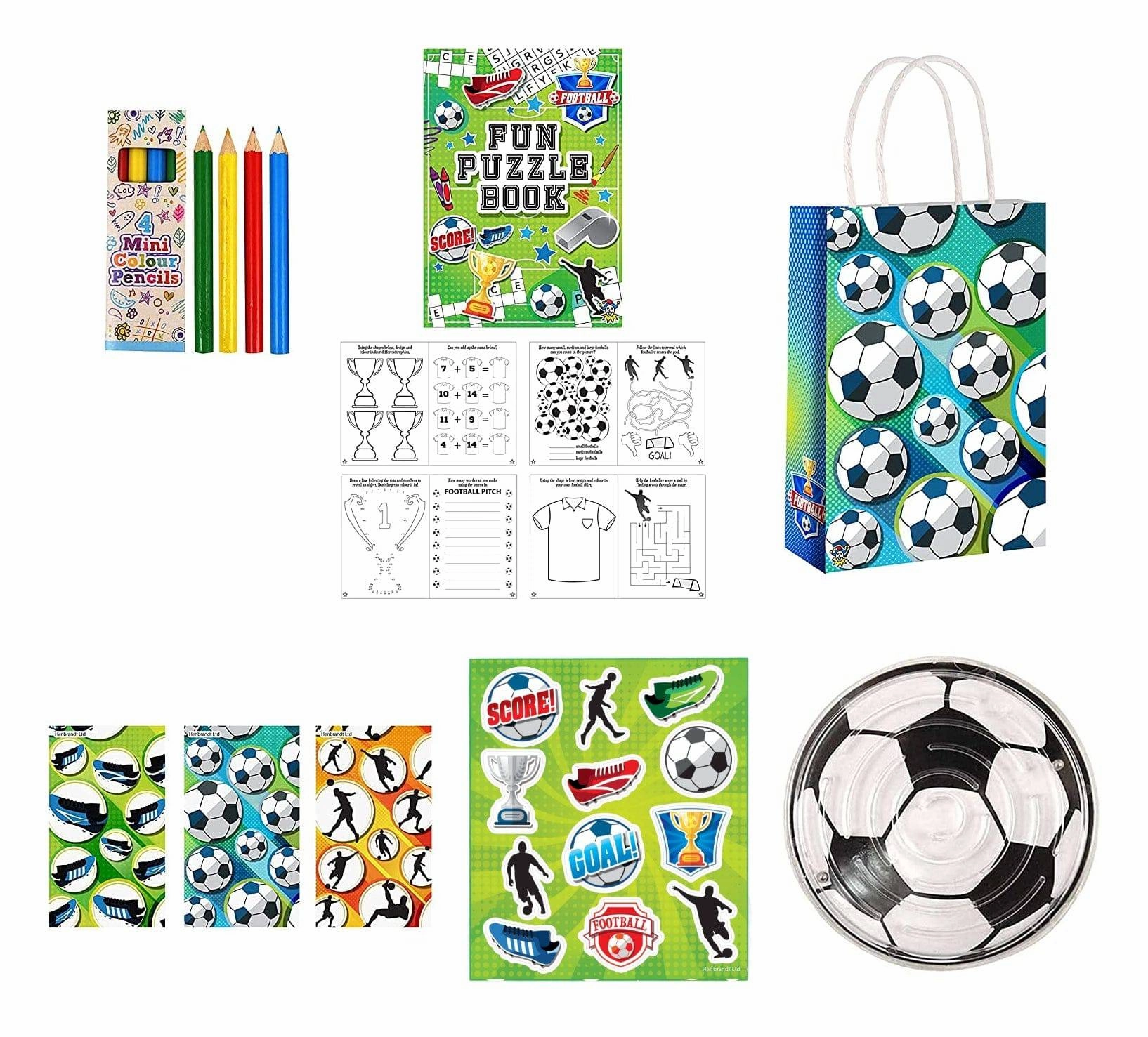 Complete Football Themed Party Pack for 8 people Including Tableware and Favours