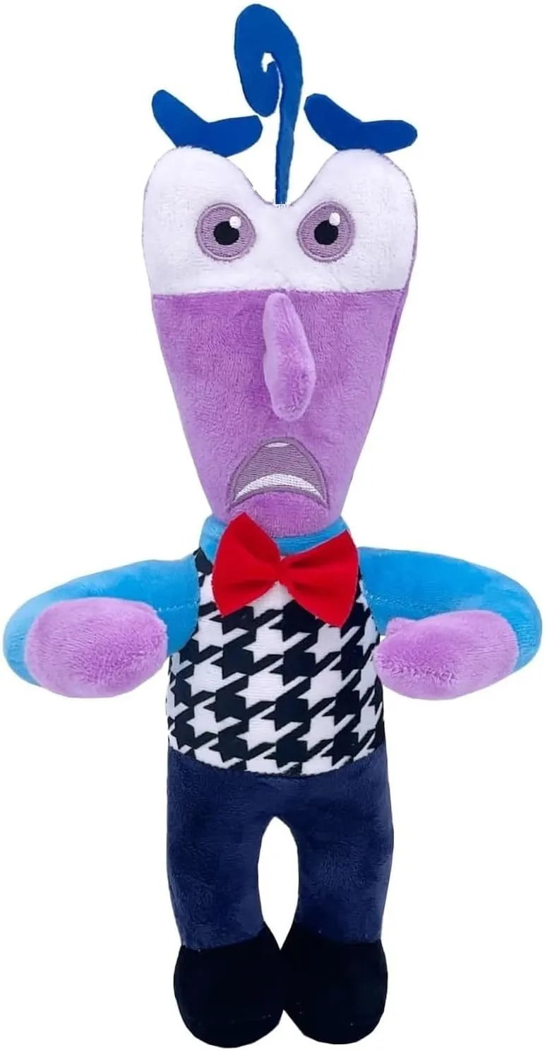 Cute Inside Out 2 Plush Toys Collection, 9"-11" Inches Soft Cuddly Stuffed Toys for Kids Preferred Gifts for Birthday Parties and Special Occasions (Fear)