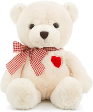 Cute Stuffed Animals, Plush Toy for Girls - Teddy Bear Doll Gift for Valentines Day & Chrismas (White, 50cm/19.7inch)