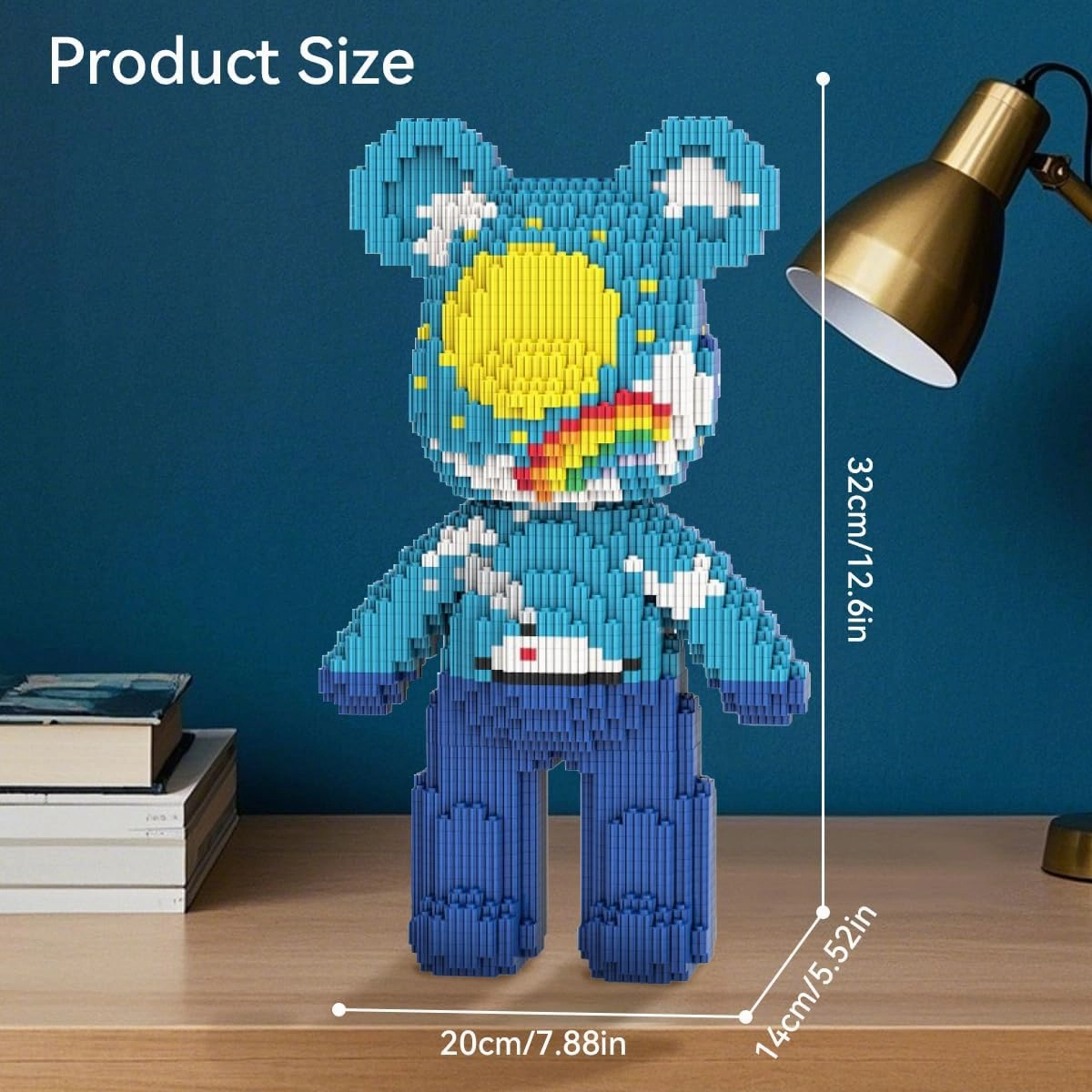 DAHONPA Animal Starry Sky Bear Micro Building Blocks Set (3680 Pieces) Gift for Adults and Kids