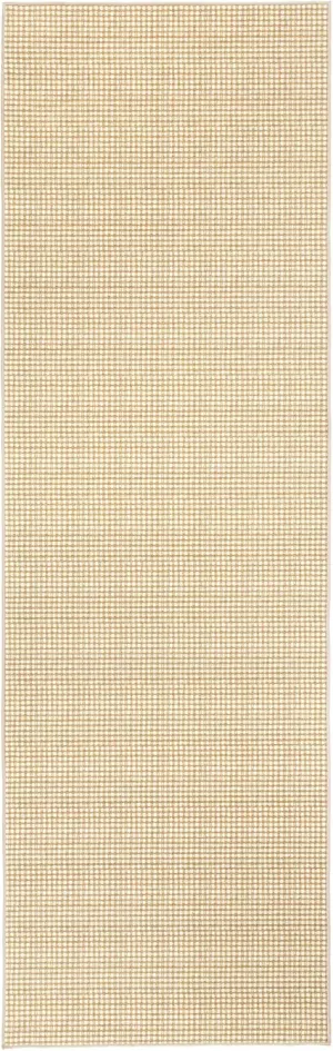Dash & Albert Hartley Natural Machine Washable Rug, Runner-2.5 X 8 Feet, Natural Plaid Pattern
