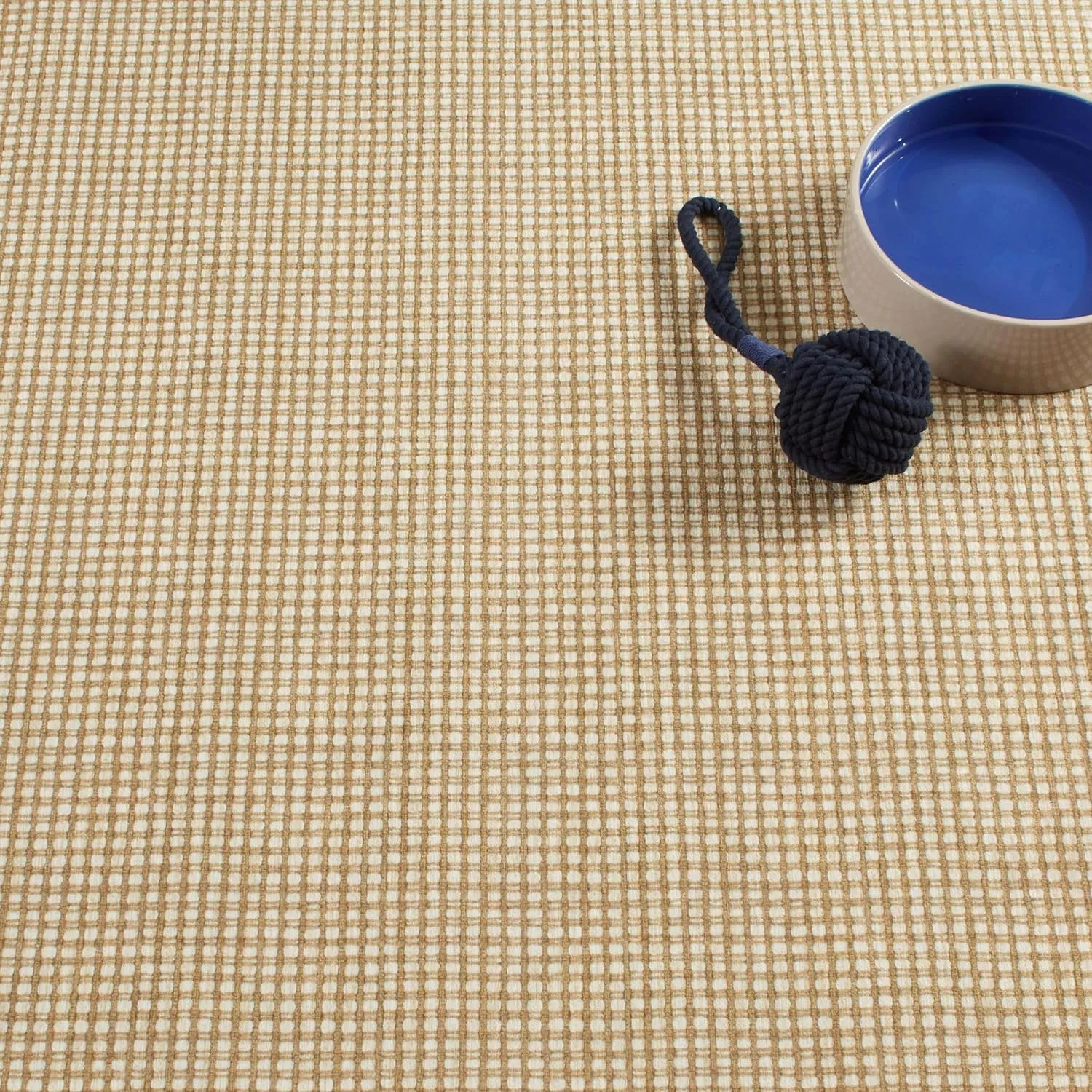 Dash & Albert Hartley Natural Machine Washable Rug, Runner-2.5 X 8 Feet, Natural Plaid Pattern
