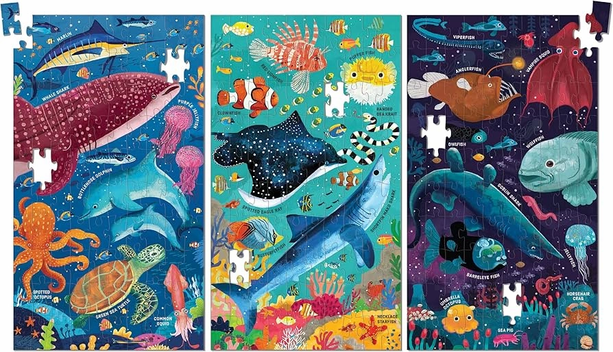 Depths of the Oceans Science Puzzle Set