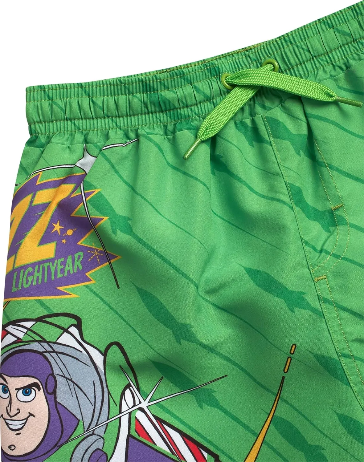 Disney Boys Swim Trunks - Cars Lightning McQueen Mickey Mouse Toy Story Buzz Lightyear Toddler Boy Swim Shorts (Sizes: 2T-7)