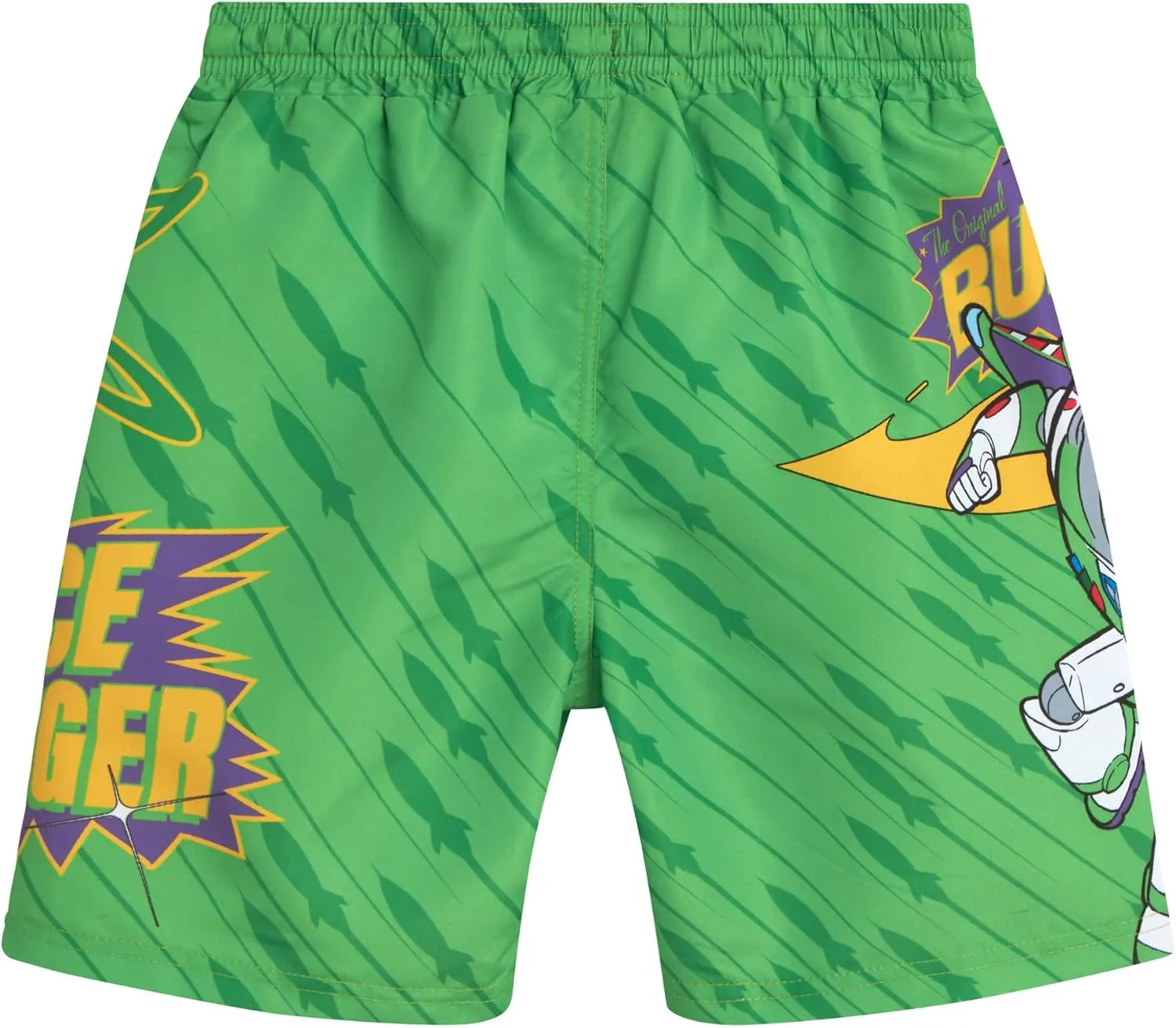 Disney Boys Swim Trunks - Cars Lightning McQueen Mickey Mouse Toy Story Buzz Lightyear Toddler Boy Swim Shorts (Sizes: 2T-7)