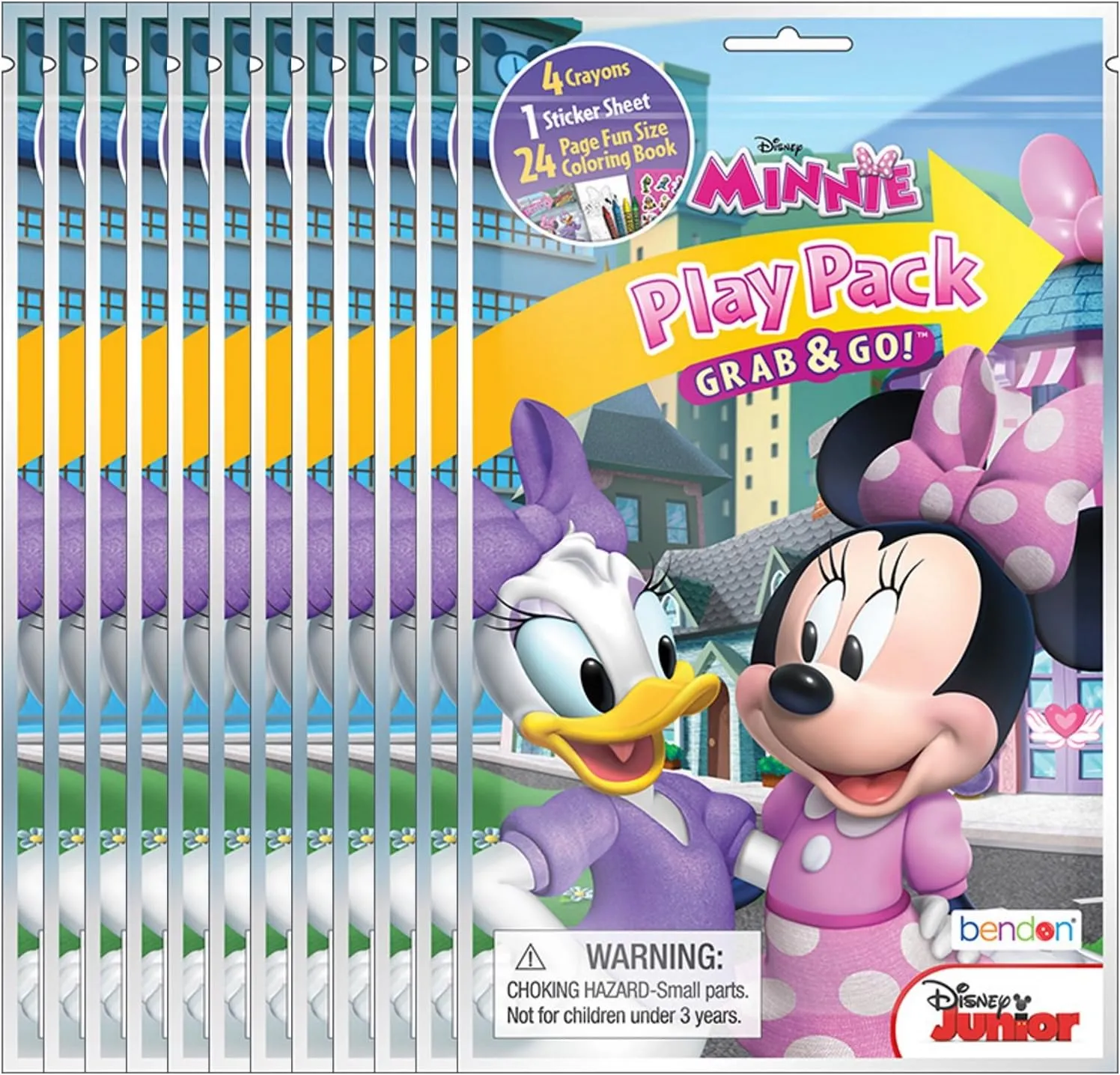 Disney Minnie Mouse Grab and Go Play Packs (Pack of 12)