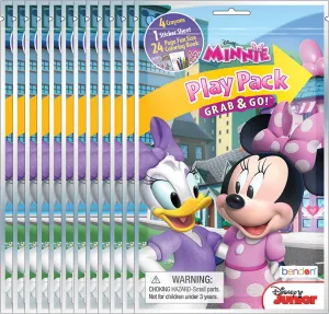 Disney Minnie Mouse Grab and Go Play Packs (Pack of 12)