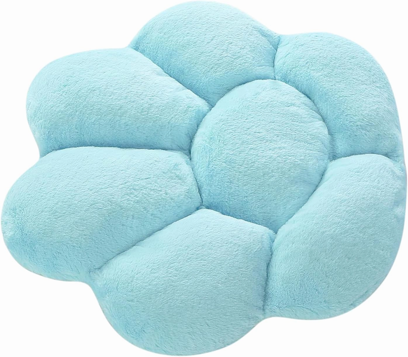 Ditucu Cat Paw Cushion Kawaii Chair Cushions 27.5 x 23.6 inch Cute Stuff Seat Pad Comfy Lazy Sofa Office Floor Pillow for Gaming Chairs Room Decor Blue