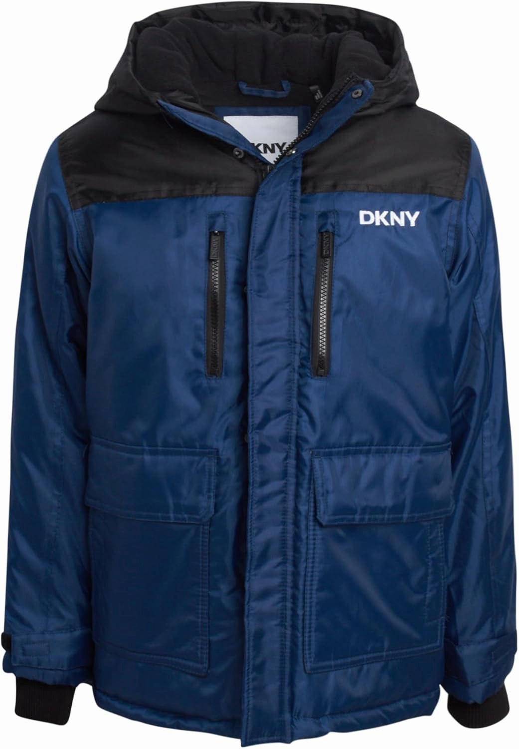 DKNY Boys' Winter Coat - Insulated Heavyweight Parka Weather Resistant Polar Fleece Lined Down Jackets for Boys (Sizes: 8-20)