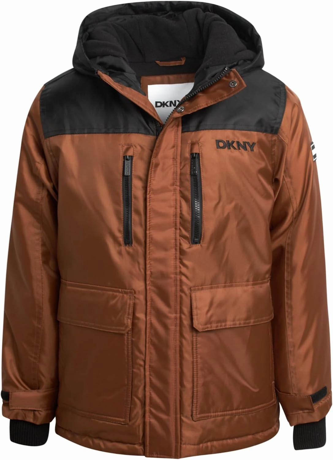 DKNY Boys' Winter Coat - Insulated Heavyweight Parka Weather Resistant Polar Fleece Lined Down Jackets for Boys (Sizes: 8-20)