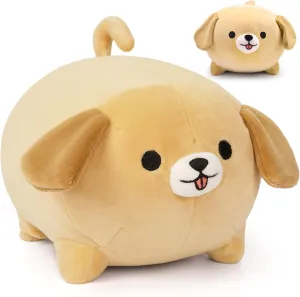 Dog Plush Pillow,15Inch Cute Big Dogs Stuffed Animal Toy,Soft Sleep Hugging Pillow,Labradoodle Plushies Doll Toy Gift for Kids Girlfriend Boys