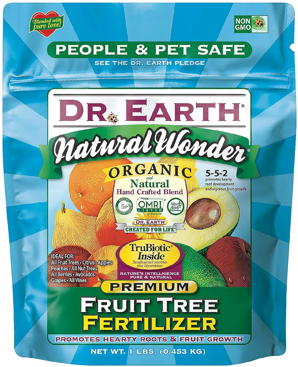 Dr. Earth Organic & Natural MINI Natural Wonder Fruit Tree Fertilizer ( 1 lbs )