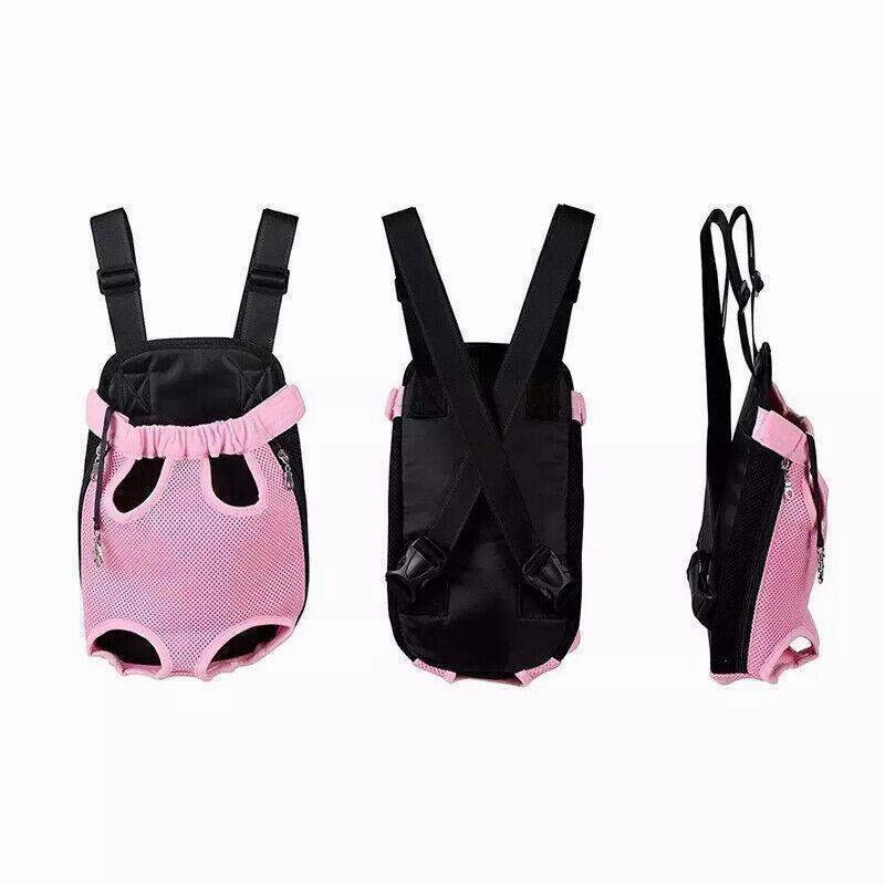 Durable Dog Front Carrier Backpack Adjustable & Breathable Pet Carrier