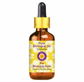 dève herbes Bhringraj Oil (Eclipta alba) with Glass Dropper | Infused | Pure | Non-Sticky | Lightweight | For Facial Care | Men & Women | 100ml (3.38 oz)
