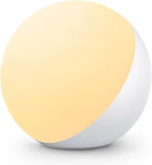 EASEMO Touch Lamp for Bedroom, RGB Color Changing Small Table Lamp Dimmable Bedside Lamp for Kids, LED Touch Control Warm & White Nightstand Lamp with Memory Function(Touch Control)