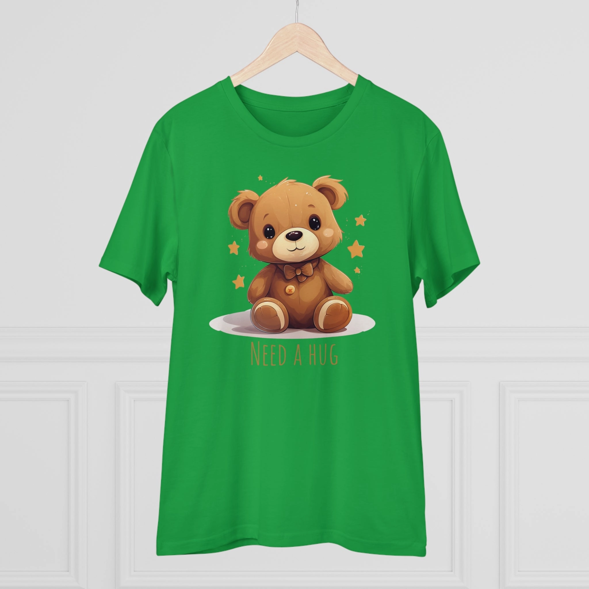 Eco-Friendly "Need a Hug" Teddy Bear Tee