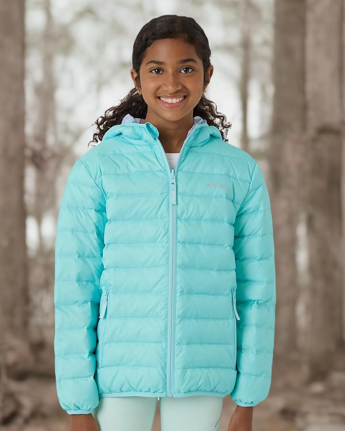 Eddie Bauer Girls' Jacket - CirrusLite Weather Resistant Down Coat for Girls - Insulated Quilted Bubble Puffer (3-20)
