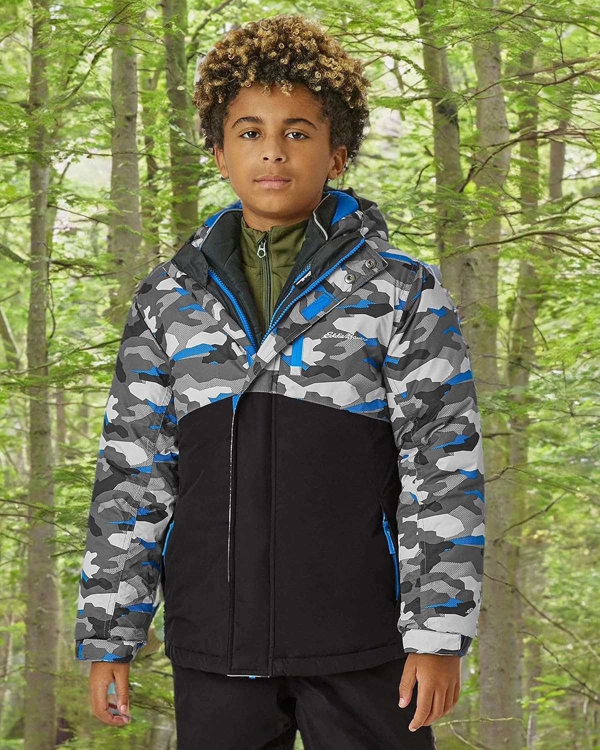 Eddie Bauer Kids' Ski Jacket - Waterproof 3 in 1 Insulated Coat with Removable Shell Jacket for Boys and Girls (3-16)
