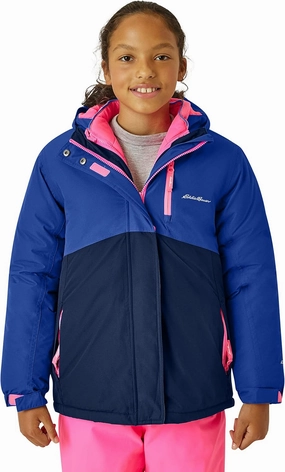 Eddie Bauer Kids' Ski Jacket - Waterproof 3 in 1 Insulated Coat with Removable Shell Jacket for Boys and Girls (3-16)