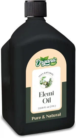 Elemi (Canariuml uzonicum) Oil | Pure & Natural Essential Oil for Skincare, Aroma and Diffusers- 1000ml/ 33.8 Fl oz