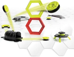 Fat Brain Toys Magshuto Stunt Park, Magnetic Trick Shot System, Open-Ended Disc-Launching Skill Challenge for Kids and Tweens Ages 6 and Up