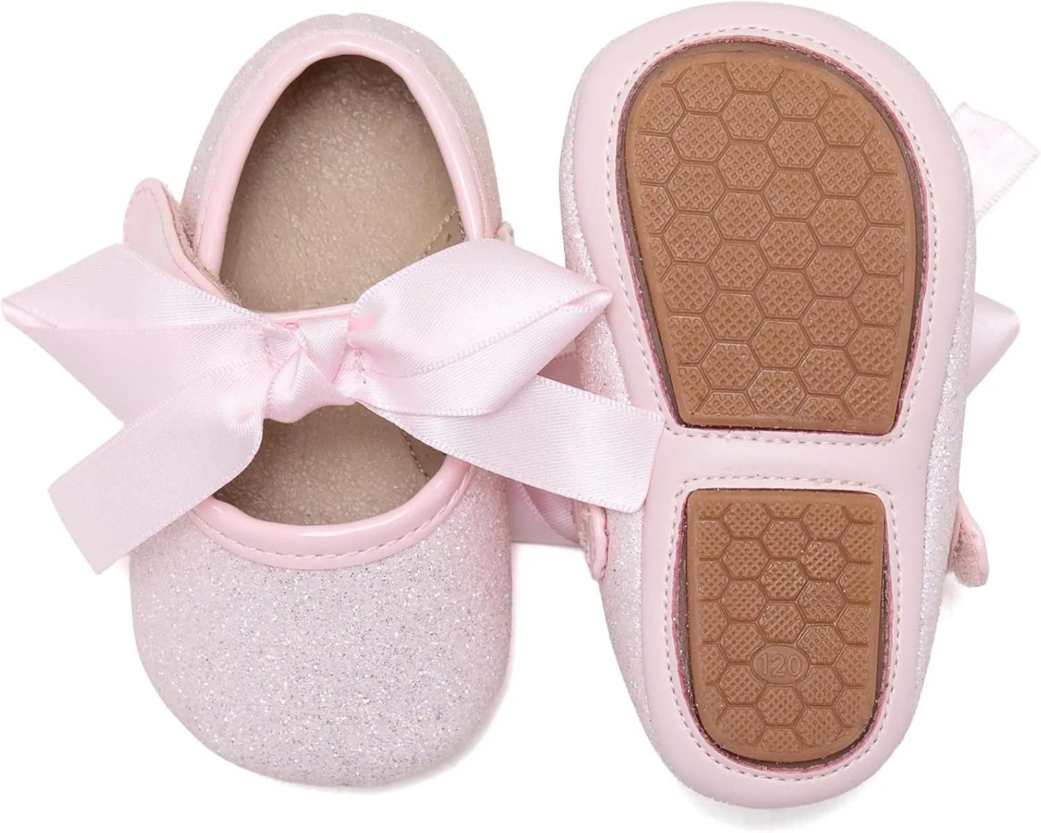 Felix & Flora Soft Sole Baby Shoes - Infant Baby Walking Shoes Moccasinss Rubber Sole Crib Shoes