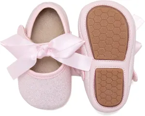 Felix & Flora Soft Sole Baby Shoes - Infant Baby Walking Shoes Moccasinss Rubber Sole Crib Shoes