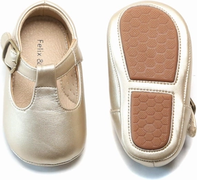 Felix & Flora Soft Sole Baby Shoes - Infant Baby Walking Shoes Moccasinss Rubber Sole Crib Shoes