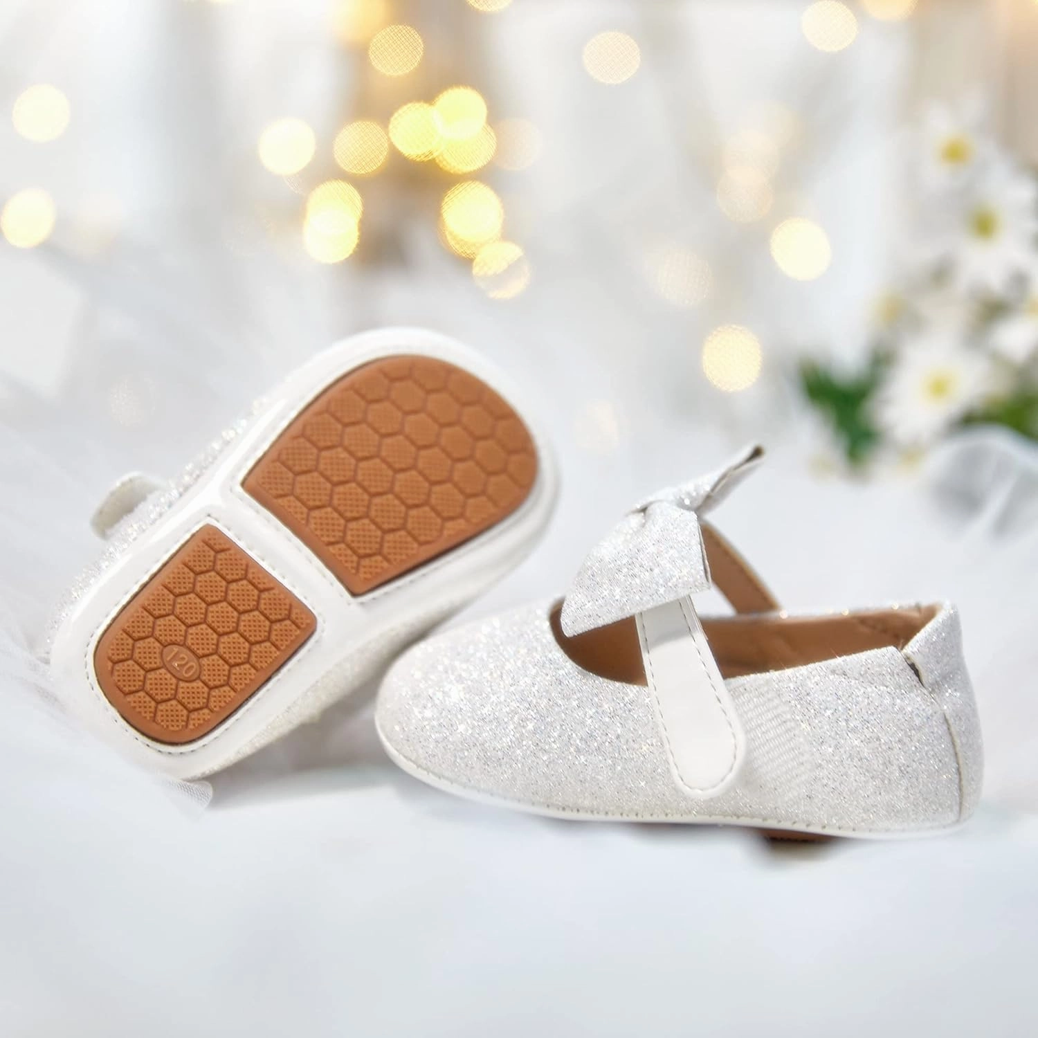Felix & Flora Soft Sole Baby Shoes - Infant Baby Walking Shoes Moccasinss Rubber Sole Crib Shoes