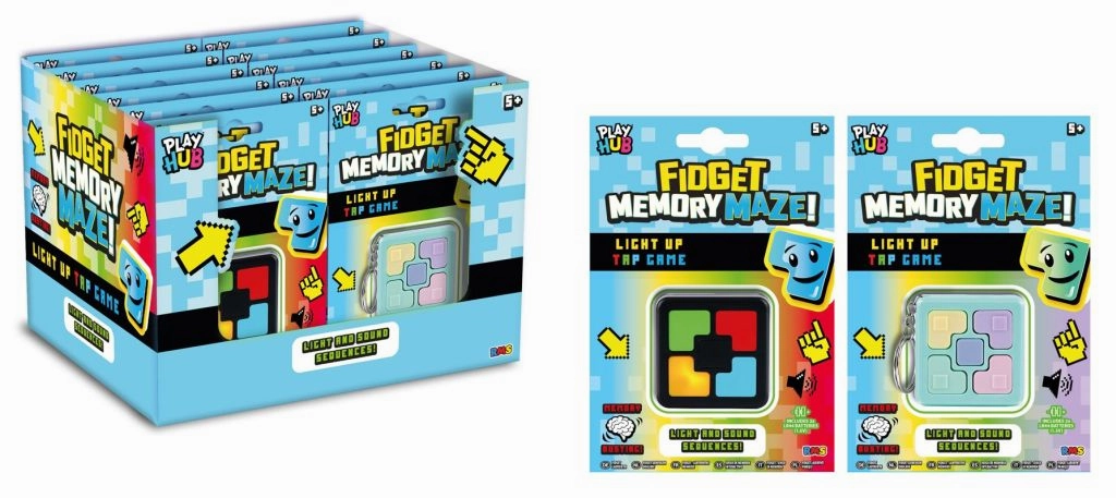 Fidget Memory Maze (Light-Up Game, 2 Designs)