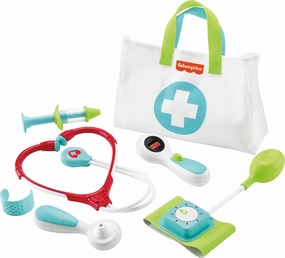 Fisher-Price Doctor Playset Medical Kit 7-Piece Toy for Dress Up and Preschool Pretend Play Ages 3  Years