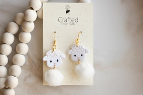 Fluffy Lamb Dangles